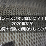 【シーズンオフはいつ？！】2020年初冬 まだまだ釣れる千葉県は内房の堤防で餌釣りしてみた
