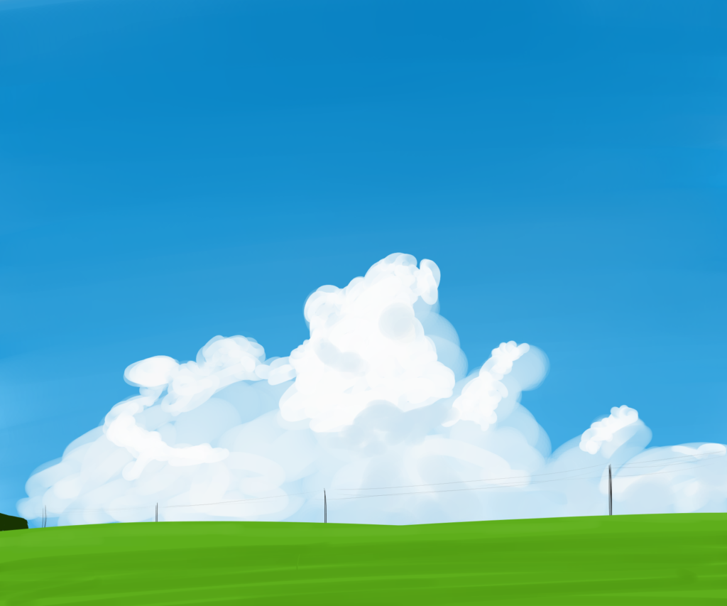 初心者でも簡単 Firealpaca 背景 雲 夏 入道雲 の描き方 シアターカミカゼ