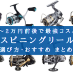 【2024年最新】スピニングリール おすすめ人気モデル20選【1~2万円前後】