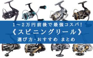 【2024年最新】スピニングリール おすすめ人気モデル20選【1～2万円前後】