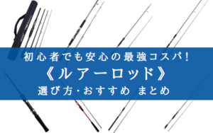 【2024年】初心者に!ルアーロッド おすすめランキング⑬【コスパ抜群!】
