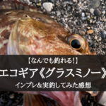 【なんでも釣れる!】エコギアのグラスミノー 【インプレ&実釣感想記事】
