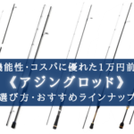 【2024年】1万円前後!アジングロッドおすすめランキング⑪【コスパ・性能重視!】