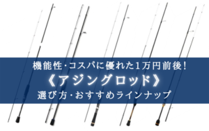 【2024年】1万円前後！アジングロッドおすすめランキング⑪【コスパ・性能重視！】