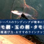 【2025年】シーバス用タモ網おすすめランキング18選【コスパ最高!タモ入れ簡単!】