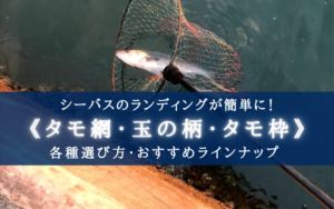 【2025年】シーバス用タモ網おすすめランキング18選【コスパ最高！タモ入れ簡単！】