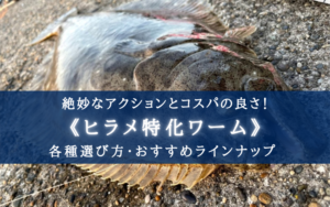 【2025年】ヒラメ特化ワーム おすすめランキング16選＆選び方まとめ【コスパ＆高実績！】