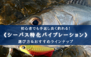 【2025年】シーバス特化バイブレーションおすすめランキング15【ロスト率軽減＆コスパ最強！】