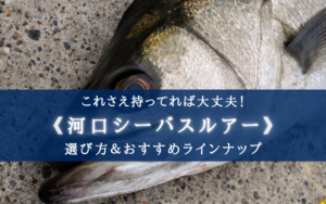 【2024年】河口シーバス おすすめルアーランキング10選【これだけ持っておけば安心!】
