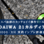 【コスパ抜群!】DAIWA 21カルディア 実釣インプレ評価【デザインもカッコ良い!】