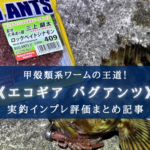 【根魚絶滅注意】エコギア バグアンツこそ甲殻類ワームの至高… 【インプレ評価まとめ】