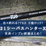 【色々釣れる!】21シーバスハンターX 実釣インプレ評価【シーバス以外にも!】