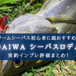 【ワーム初心者に!】シーバスロデムの実釣インプレ・使い方まとめ【ミノーに反応しないときに!】