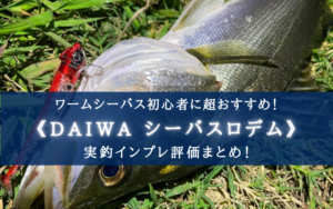【ワーム初心者に！】シーバスロデムの実釣インプレ・使い方まとめ【ミノーに反応しないときに！】