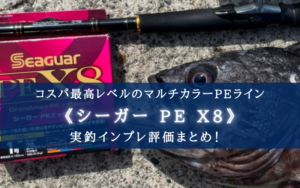 【コスパ最高レベル？】クレハ『シーガーPE X8』の実釣インプレ評価