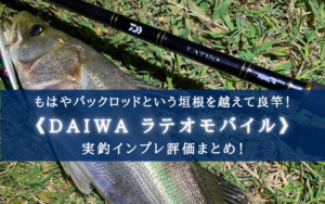 【至高のパックロッド！】ラテオ モバイルの実釣インプレ評価【軽い＆振り抜き感の良さ！】