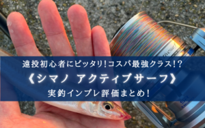 【コスパ最強?!】シマノ アクティブサーフの実釣インプレ評価まとめ【投釣り初心者に!】