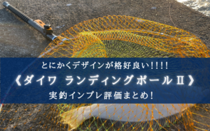 【天下のダイワ？】ランディングポールIIの実釣インプレ評価まとめ【高級感あるデザイン！】