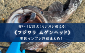 【破格の安さ!】ムゲンヘッドの実釣インプレ評価まとめ【ヒラメ・根魚にオススメ!】