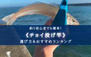 【2025年】色々釣れる！チョイ投げ竿 おすすめランキング⑮＆選び方！【高飛距離＆コスパ最強】