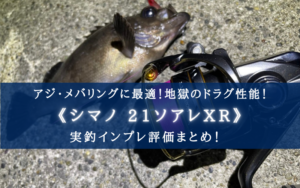 【高級感あるボディ!】シマノ 21ソアレXRの実釣インプレ評価【アジ・メバリングに!】