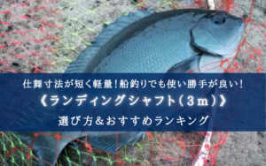 【2025年】ランディングシャフト（3m台）おすすめランキング15選【ライトゲーム等に最適！】