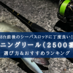 【2025年】シーバスリール(2500番)のおすすめランキング20選【コスパ最強!】