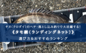 【2024年】チヌ（クロダイ）釣りのタモ網 おすすめランキング18選【ヘチ・落とし込みに最適！】