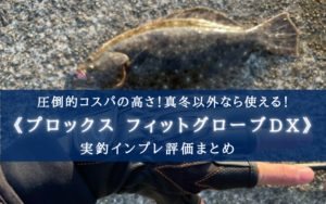 【ちょっとキツイ!】プロックス フィットグローブDXの実釣インプレ評価まとめ【この性能!?】