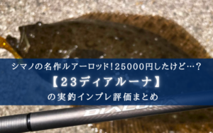覚悟はあるか？】シマノ 23ディアルーナの実釣インプレ評価【傑作