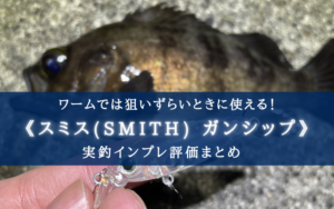 【メバル特攻!】スミス ガンシップ 36SSの実釣インプレ評価【おすすめカラーも!】