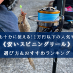 【2025年】安いスピニングリール おすすめ15選&選び方まとめ【コスパ最強?】
