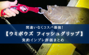 【コスパ最強?!】ウミボウズ フィッシュグリップの実釣インプレ評価【偽物もあるヨ！】