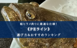 【2024年】船ヒラメ釣りのPEラインおすすめ18選&太さ(号数)の選び方【ライトヒラメも!】