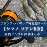 【コスパ最強!】シマノ 22ソアレBB(C2000SSHG)の実釣インプレ評価