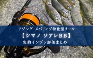 【コスパ最強!】シマノ 22ソアレBB(C2000SSHG)の実釣インプレ評価