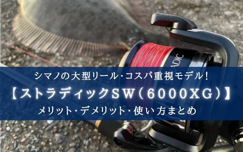 【弱点は重いコト？】シマノ ストラディックSW（6000XG）の実釣インプレ評価