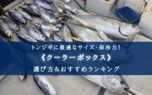 【2025年】トンジギに適したクーラーボックス おすすめ12選【サイズ・保冷力もバッチリ】
