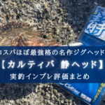【コスパほぼ最強!】カルティバ 静ヘッドの実釣インプレ評価【安いのに飛距離が良い!】