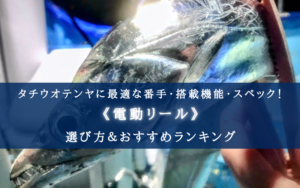 【2024年】タチウオテンヤに適した電動リールおすすめ13選【コスパ重視ランキング！】