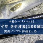 【ほぼハイエンド?】ダイワ ラテオR(100ML) 実釣インプレ評価まとめ