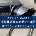 【2025年】ダイワのスピニングリール おすすめ37選【ルアー・餌釣り各種！】