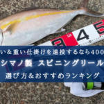 【2024年】シマノのスピニングリール(4000番) おすすめ16選【コスパ重視!】