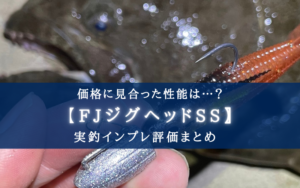 【価格に見合った性能…?】ダイワ FJジグヘッドSSの実釣インプレ評価【ヒラメ・マゴチ特化】