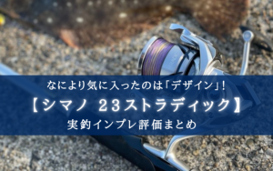 【最高にCOOL！】シマノ 23ストラディックの実釣インプレ評価【剛性・巻き心地◎】