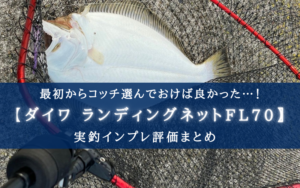 【抜群の使い心地！】ダイワのランディングネットFL70 実釣インプレ評価【迷ったらコレ！】