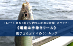 【2024年】船アジ（LTアジ）の電動・手巻きリールおすすめ20選【コスパ重視！】