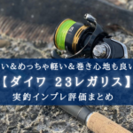 【超人気モデル!】ダイワ 23レガリスの実釣インプレ評価【安いのに超軽い!】