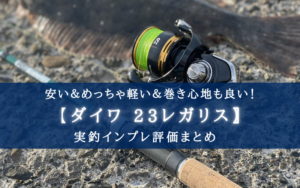 【超人気モデル!】ダイワ 23レガリスの実釣インプレ評価【安いのに超軽い!】