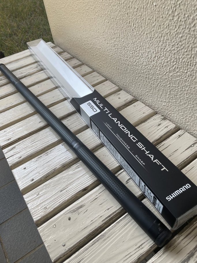 シマノ(SHIMANO) ルアー竿 22 マルチランディングシャフト 350 並継 ソルト 玉の柄
